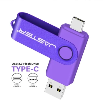 TYPE-C USB Flash Drive 128GB Real Capacity Pen Drive 64GB Free Key Chain Memory Stick Creative Business Gift Red U Disk Blue 32G