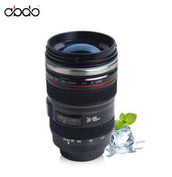 Coffee Mug Thermal  Camera Len Cup Tnsulated Water Bottle  Stainless Steel Tumbler Leakproof Vacuum Flasks for Camping Drinkware
