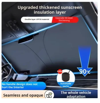 Car Sunshade UV reflection Windshield Umbrella Front Sun Shade Parasol Foldable Summer Protection Car Seat Heat Insulation