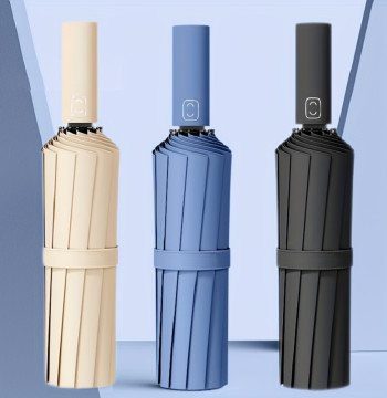 Reinforced 24-Bone Umbrella, Men's Business Strong And Durable Wind-resistant Umbrella, Anti-UV Sunscreen Umbrella Women's Sunny