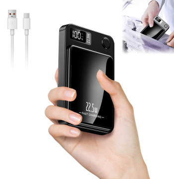 10000mAh Magnetic Charger Power Bank Wireless 22.5W USB-C Foldable Stand LED Display For IPhone 16/15/14/13/12 All Series