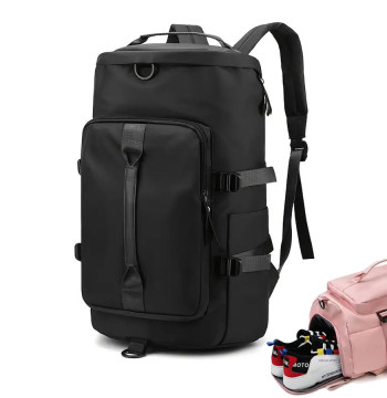 Large Capacity Storage Bag Travel Bag Tote Carry On Duffel Luggage Waterproof Backpack Handbag Oxford Shoulder Women