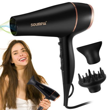 New Household Electric Hair Dryer with 5 Wind Temperature Settings and Negative Ion Hair Care High-Power Hair Dryer