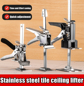 Labor Saving Arm Board Jack Elevator Cabinet Lifter Height Locator Adjusting Lifter Multifunctional Anti-Slip Hand Lifting Tool