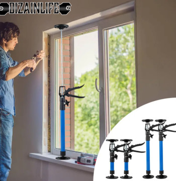 Telescopic Steel Hand Jack Support Rod Labor-Saving Support Rod Cabinet Board Lifting Support Rod Adjustable Hand Work Bracket