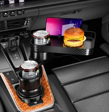 VIKEFON Car Rotatable Tray Bracket Storage Rack Multi-Functional Storage Rack Car Cup Holder Mobile Phone Rack Safe And Reliable