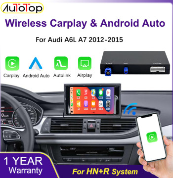 AUTOTOP - Carplay Wireless Auto Interface Module for Audi A6L A7 HN+R System, Mirror Link, Bluetooth 2012-2015